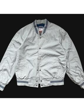 Vintage Mighty-Mac USA Varsity Bomber Jacket Nautical Retro 70s 80s